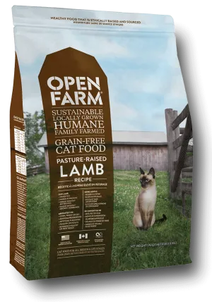 OPEN FARM Grain-Free Pasture Raised Lamb Recipe Dry Cat Food