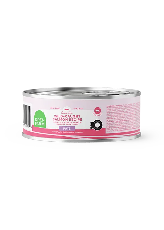 Open Farm Grain Free Wild-Caught Salmon Pate Wet Cat Food