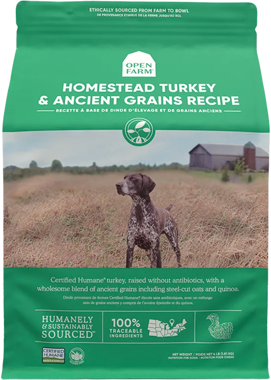 Open Farm Homestead Turkey & Ancient Grains Dry Dog Food