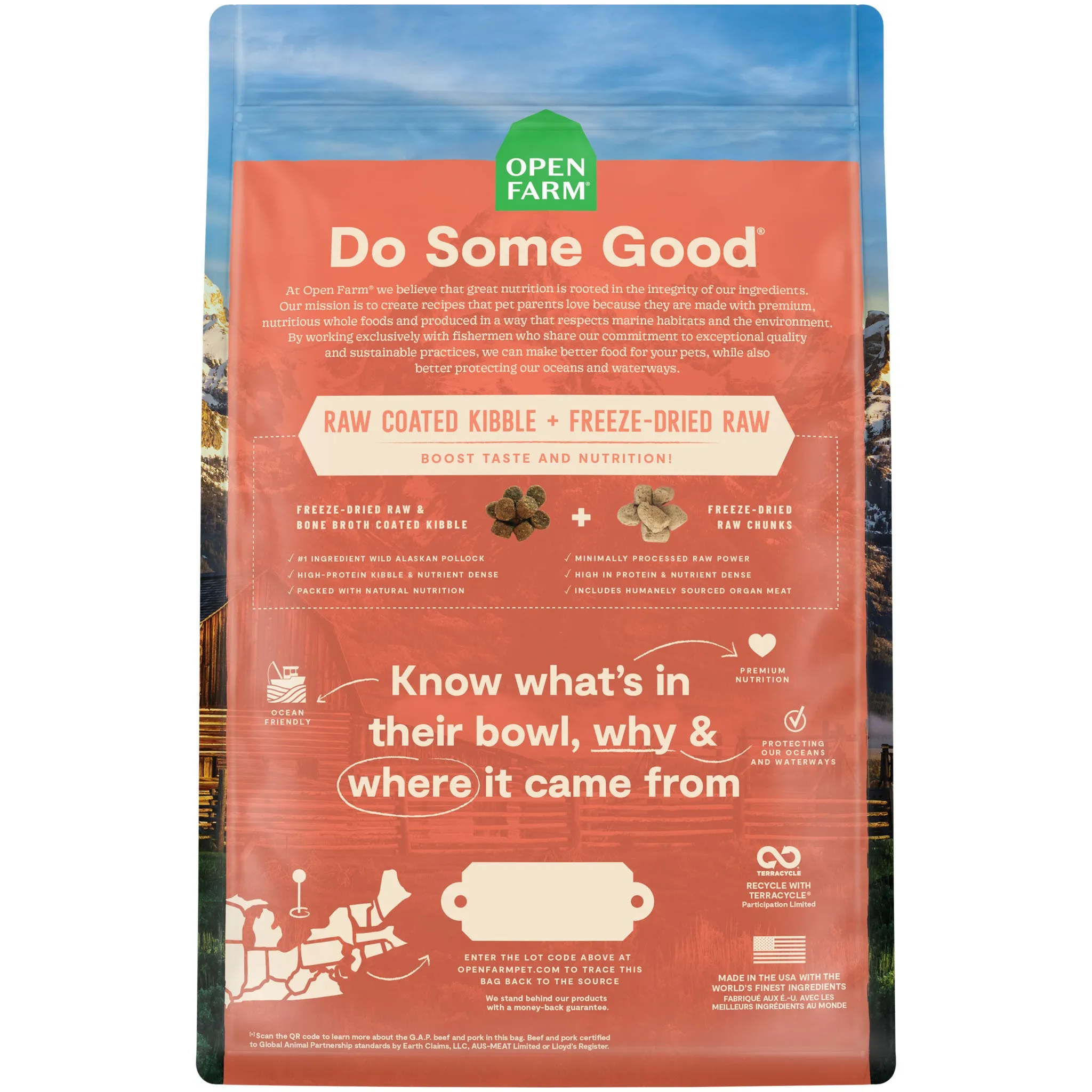 Open Farm RawMix Tide & Terrain Recipe with Ancient Grains Dry Dog Food
