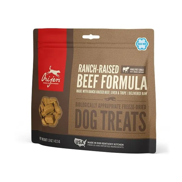 ORIJEN Freeze Dried Ranch Raised Beef Dog Treats