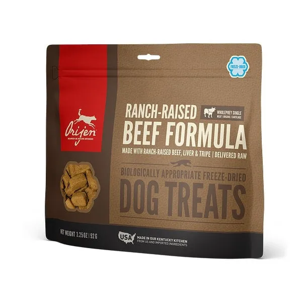 ORIJEN Freeze Dried Ranch Raised Beef Dog Treats