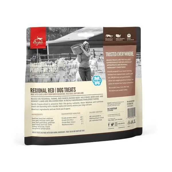 ORIJEN Freeze Dried Regional Red Dog Treats