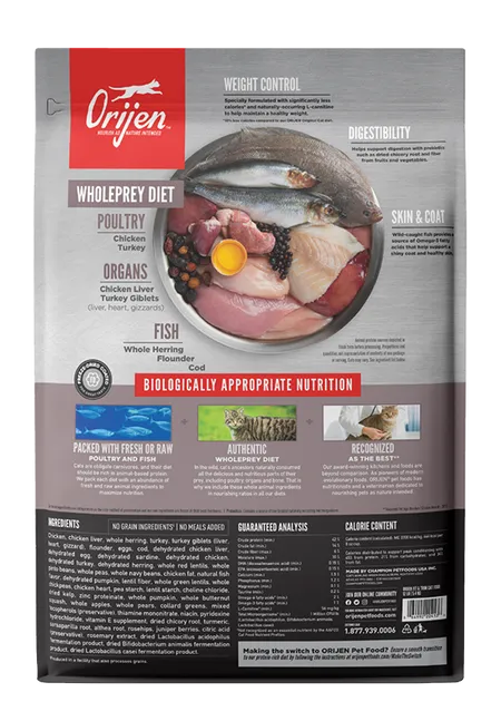 ORIJEN Grain Free Fit & Trim Dry Cat Food