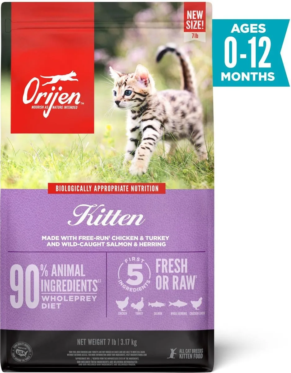 Orijen Kitten Grain Free Dry Cat Food