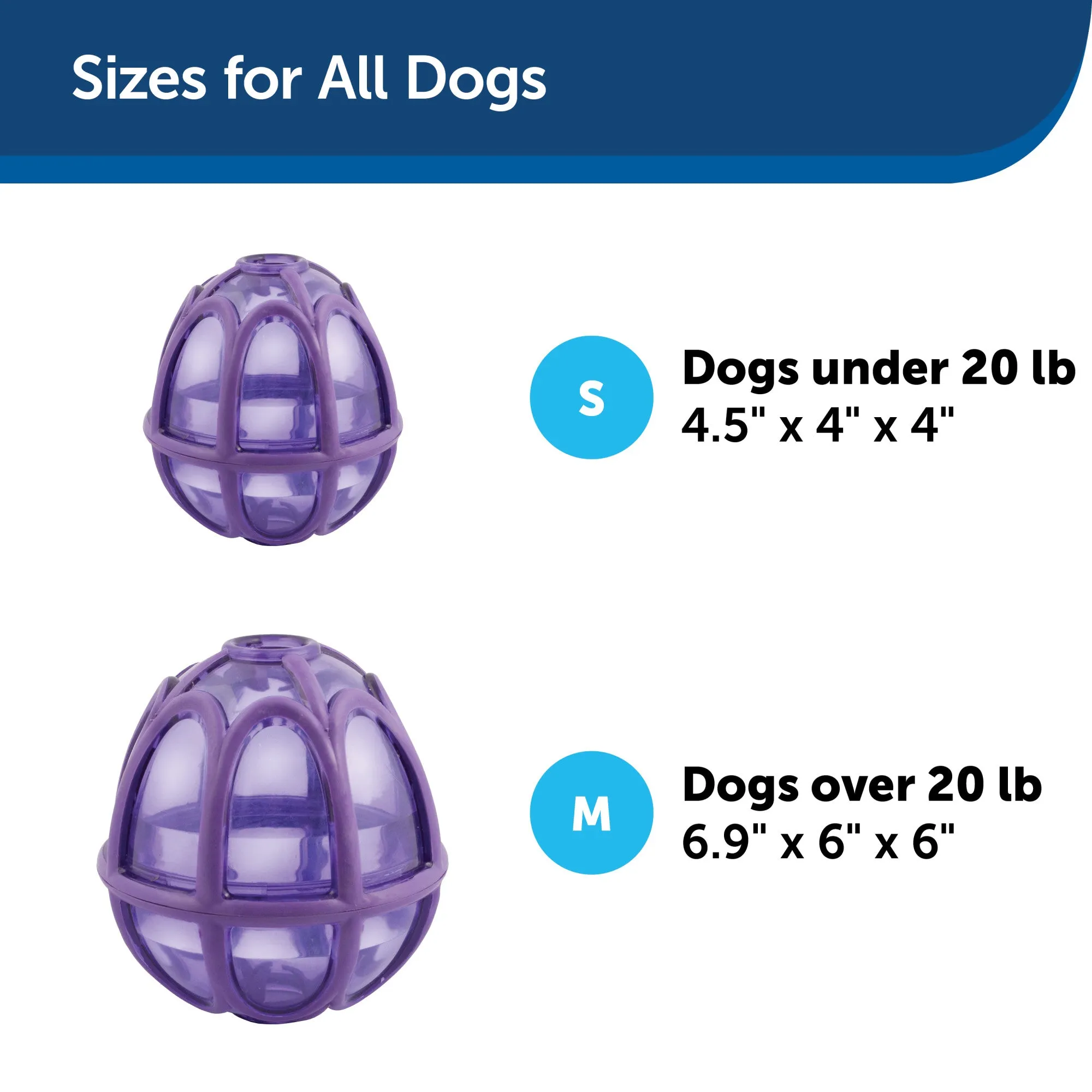 PetSafe Busy Buddy Kibble Nibble - Dog Toy - Treat and Food Dispenser - Slow feeder