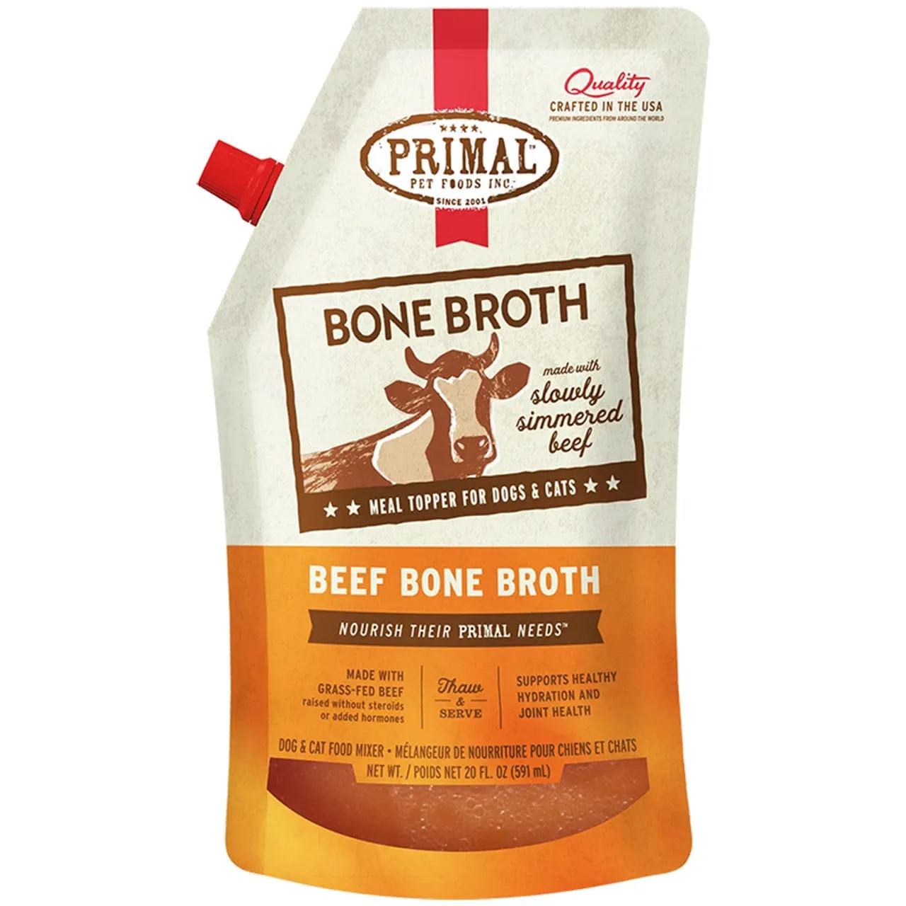 Primal Beef Bone Broth for Pets