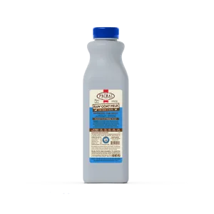 Primal Blueberry Pom Burst Raw Frozen Goat Milk Bowl Booster for Cats and Dogs