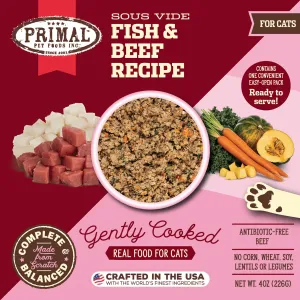 Primal Gently Cooked Fish & Beef Cat Food