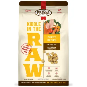 Primal Kibble in the Raw Puppy Recipe Dog Food