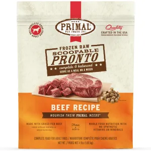 Primal Pronto Beef Dog Food