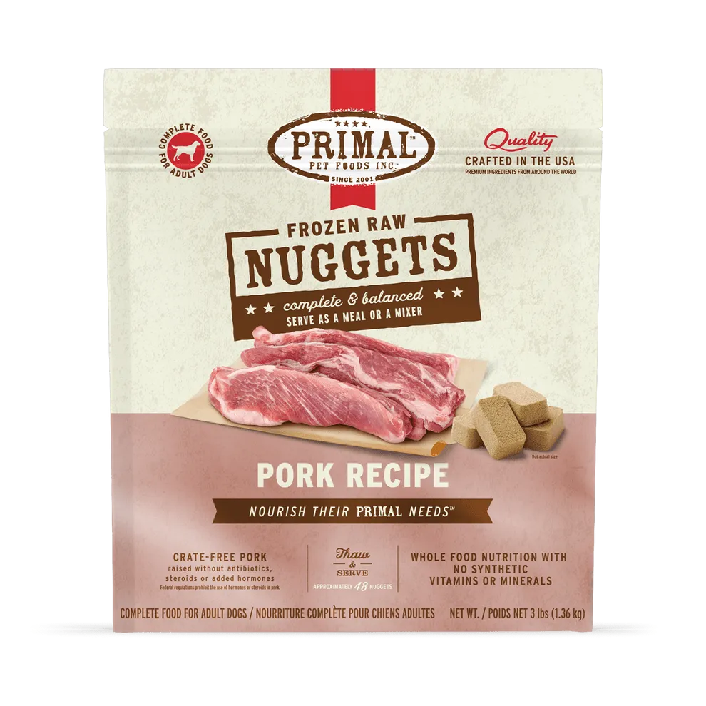 Primal Raw Frozen Pork Formula For Dogs