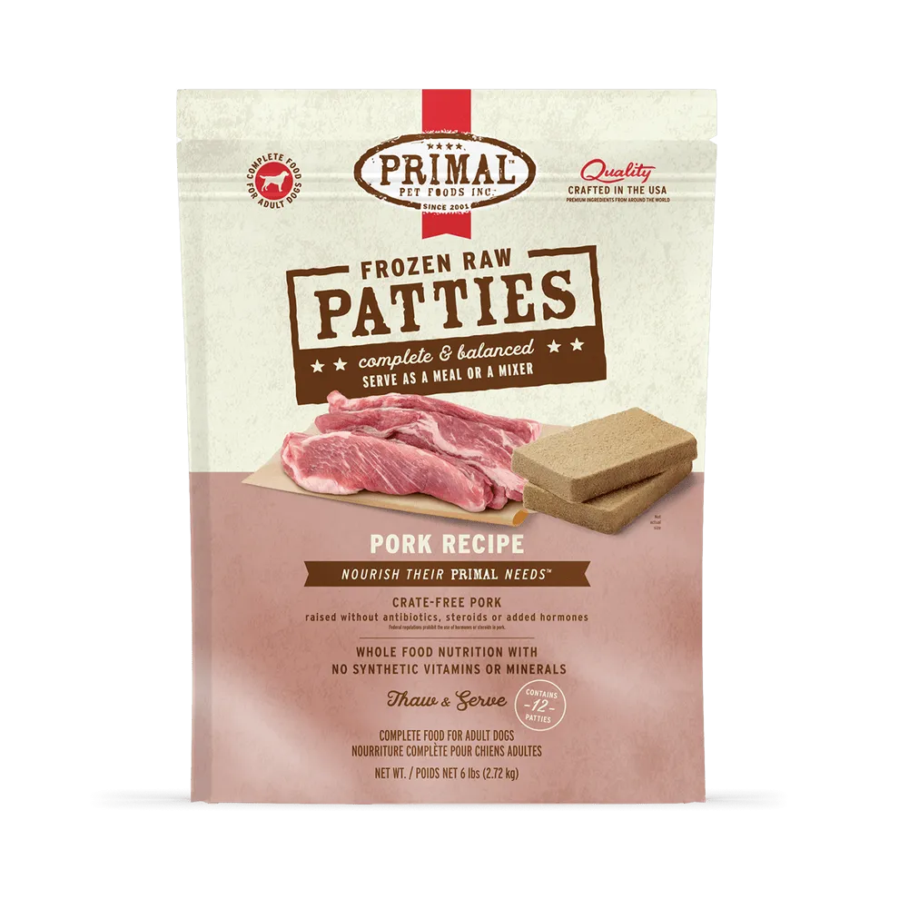 Primal Raw Frozen Pork Formula For Dogs