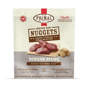 Primal Raw Frozen Venison Formula For Dogs