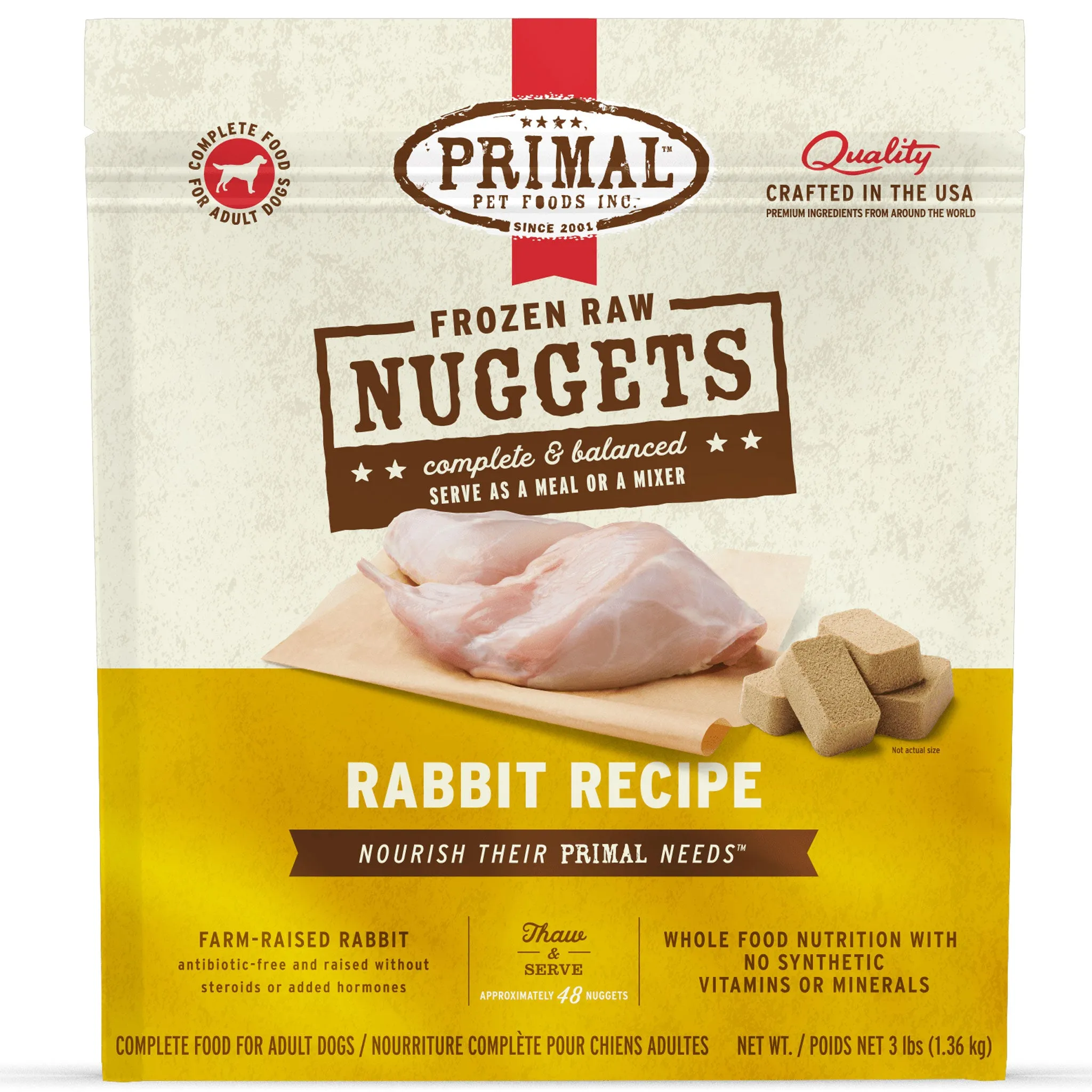 Primal Raw Rabbit Dog Food