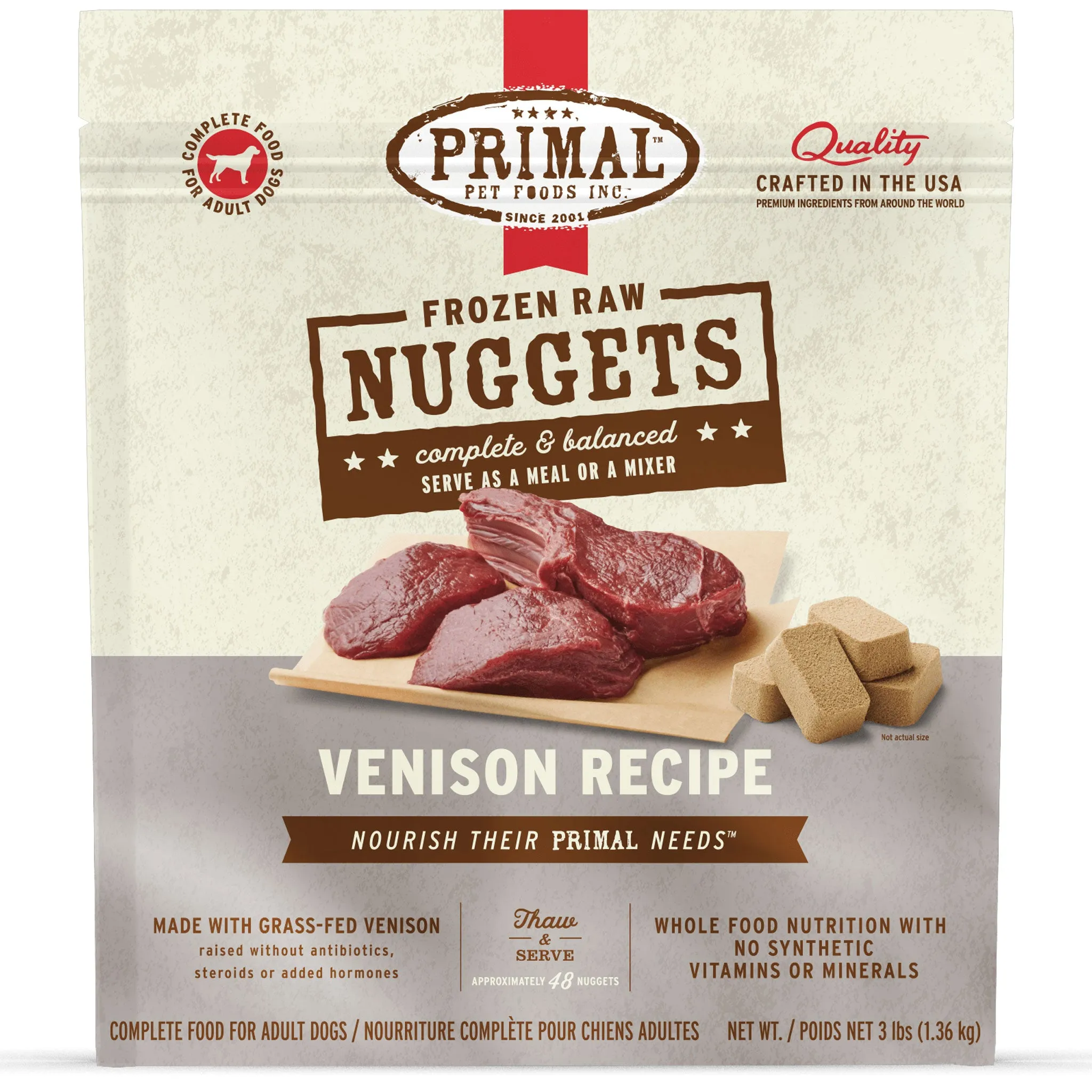Primal Raw Venison Dog Food