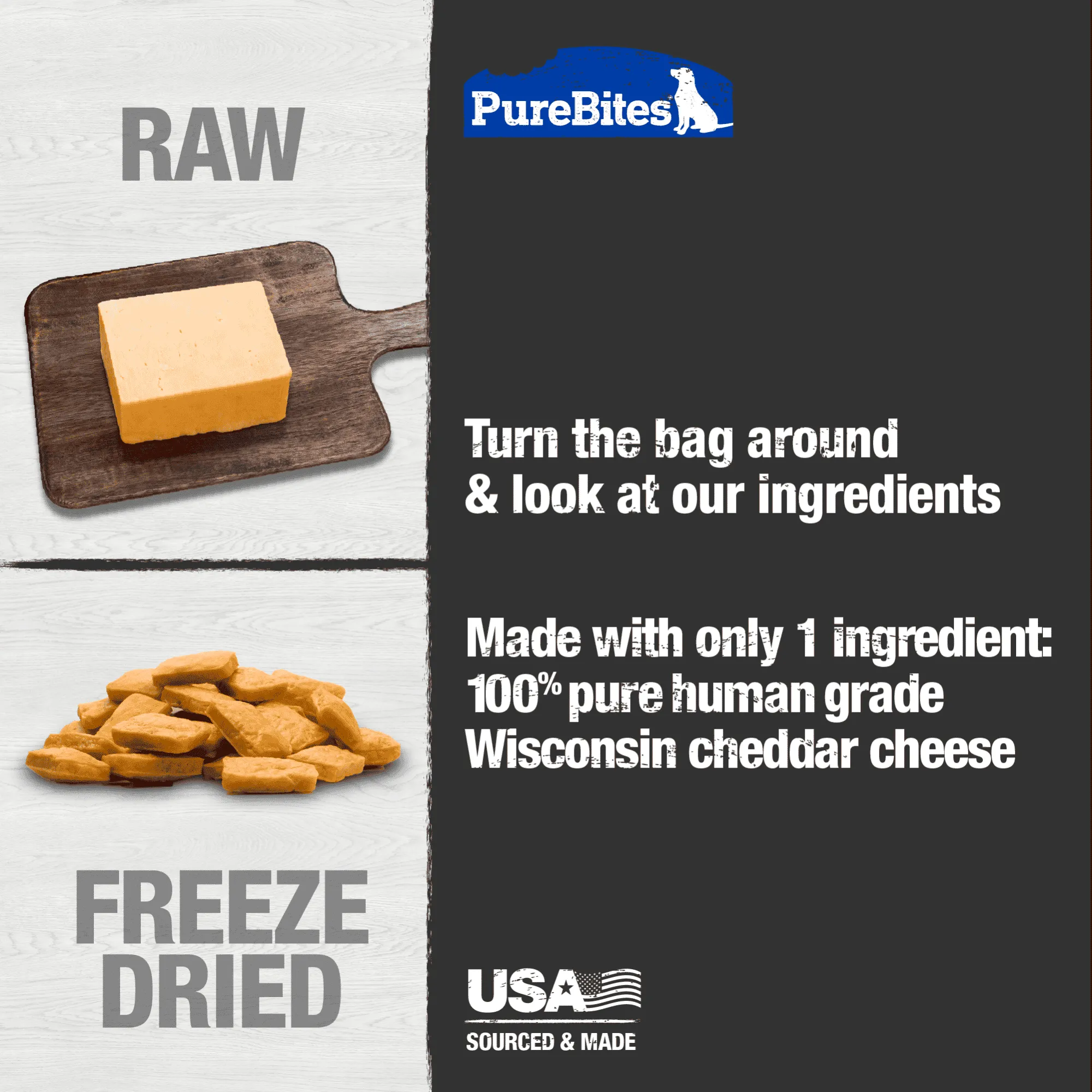 Pure Bites Cheddar Cheese Treats