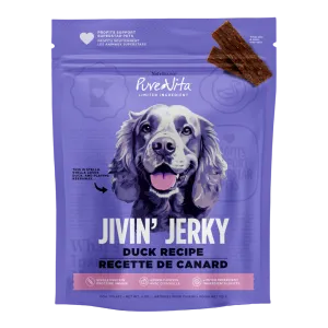 PureVita Jivin' Jerky Limited Ingredient Duck Jerky Treats for Dogs