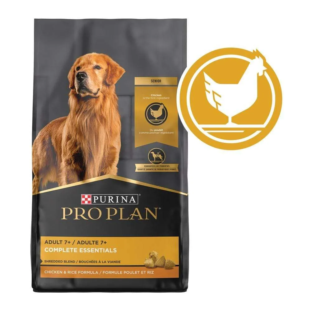 Purina Pro Plan Adult 7  Chicken & Rice Shredded Blend Dry Dog Food