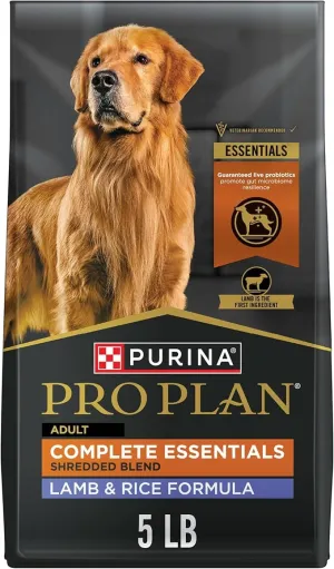 Purina Pro Plan Adult Shredded Blend Lamb & Rice Dry Dog Food