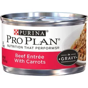 Purina Pro Plan Beef Entrée With Carrots in Gravy Canned Cat Food