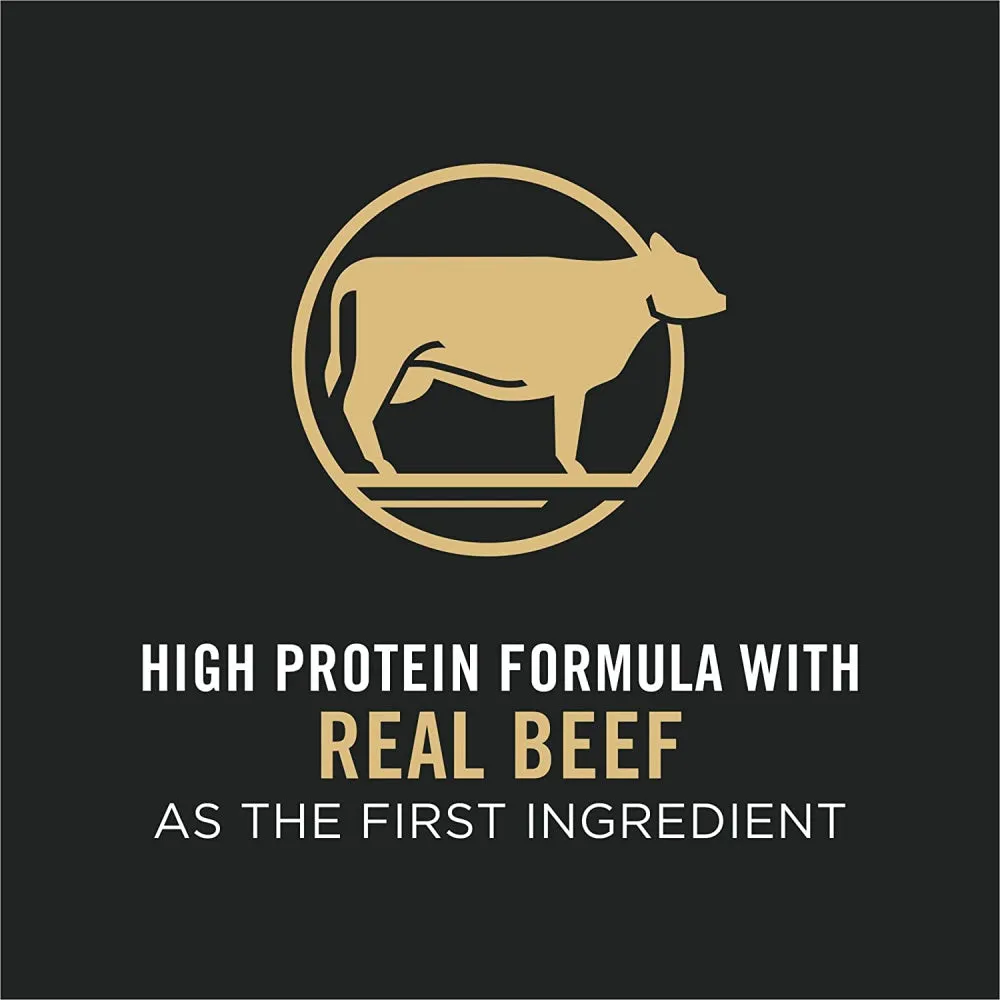 Purina Pro Plan With Probiotics High Protein Shredded Blend Beef & Rice Formula Dry Dog Food