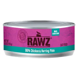 RAWZ 96% Chicken & Herring Pate Canned Cat Food