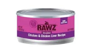 RAWZ Shredded Chicken & Chicken Liver Canned Cat Food