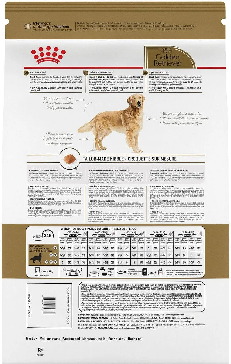 Royal Canin Adult Golden Retriever Dry Dog Food