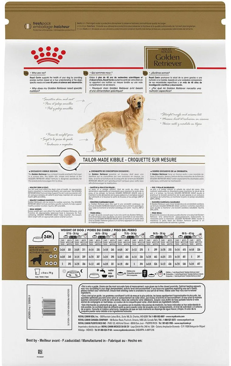 Royal Canin Adult Golden Retriever Dry Dog Food