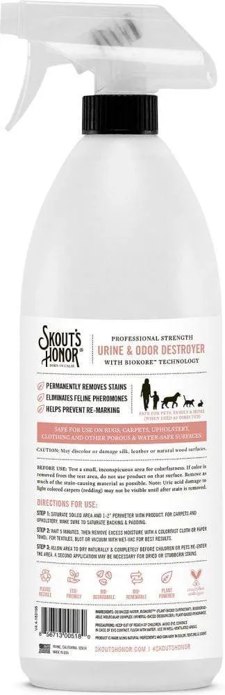 Skout's Honor Urine & Odor Destroyer