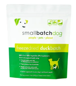 Smallbatch Duckbatch Freeze Dried Dog Food