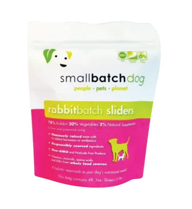 Smallbatch Rabbitbatch Frozen Dog Food