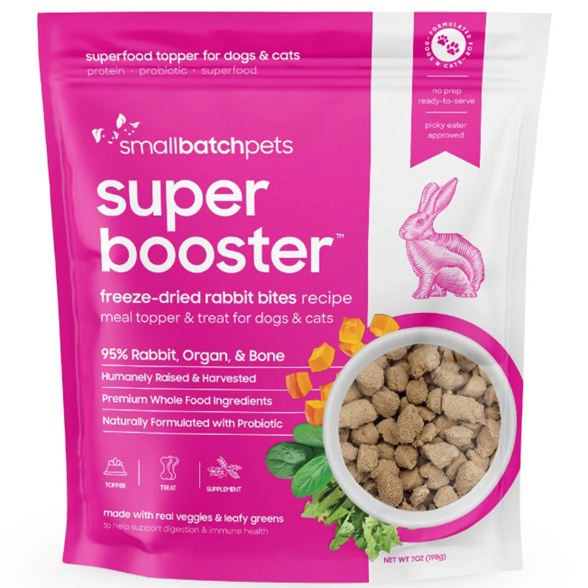 Smallbatch Super Boosters Rabbit Dog Food