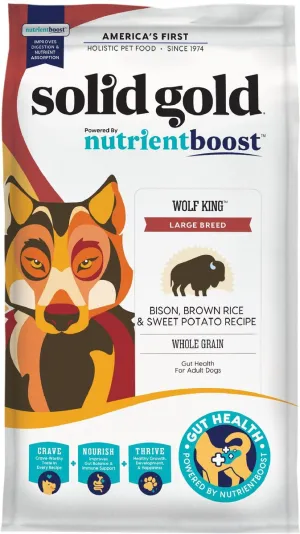 Solid Gold NutrientBoost Wolf King Bison Recipe Dry Dog Food