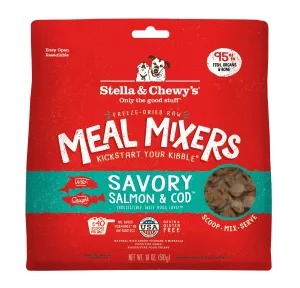 Stella & Chewy's Freeze-Dried Savory Salmon & Cod Meal Mixer for Dogs