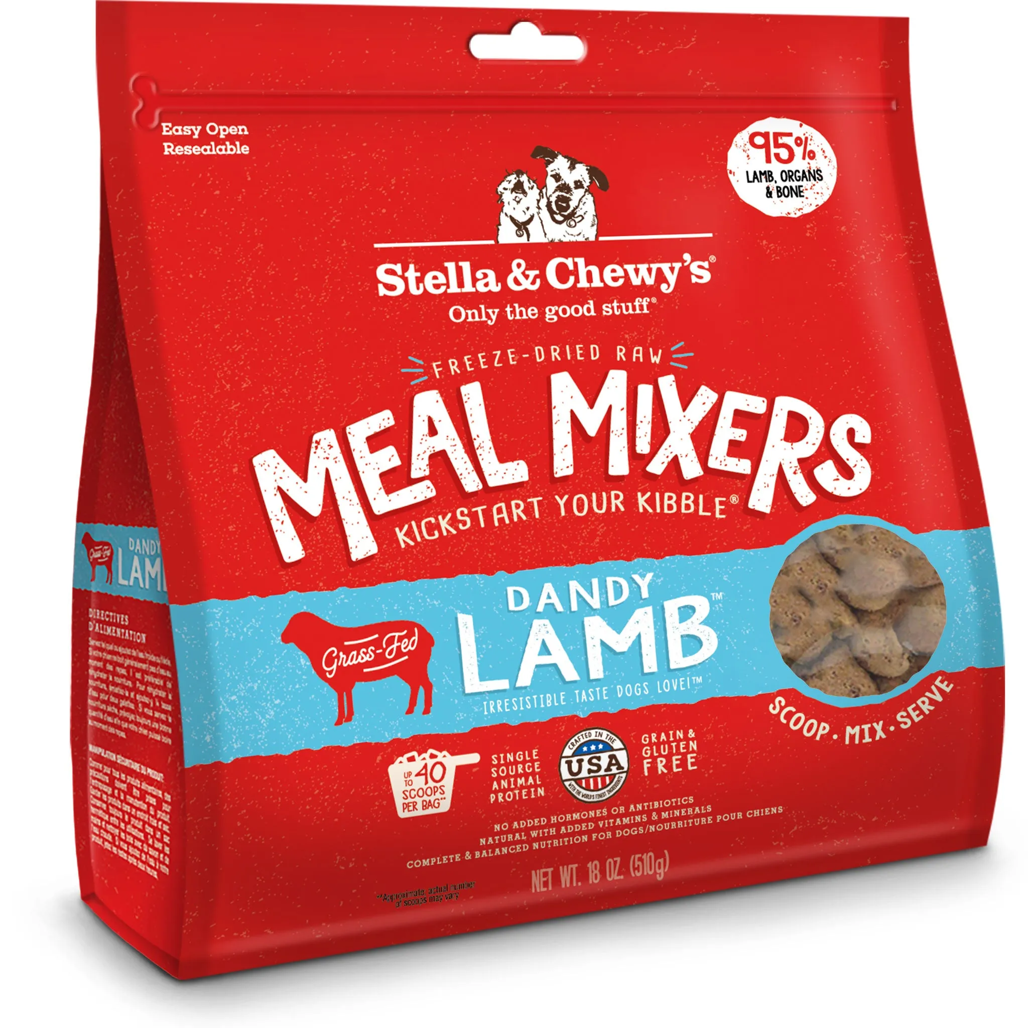 Stella & Chewy's Meal Mixers Lamb Dog Food