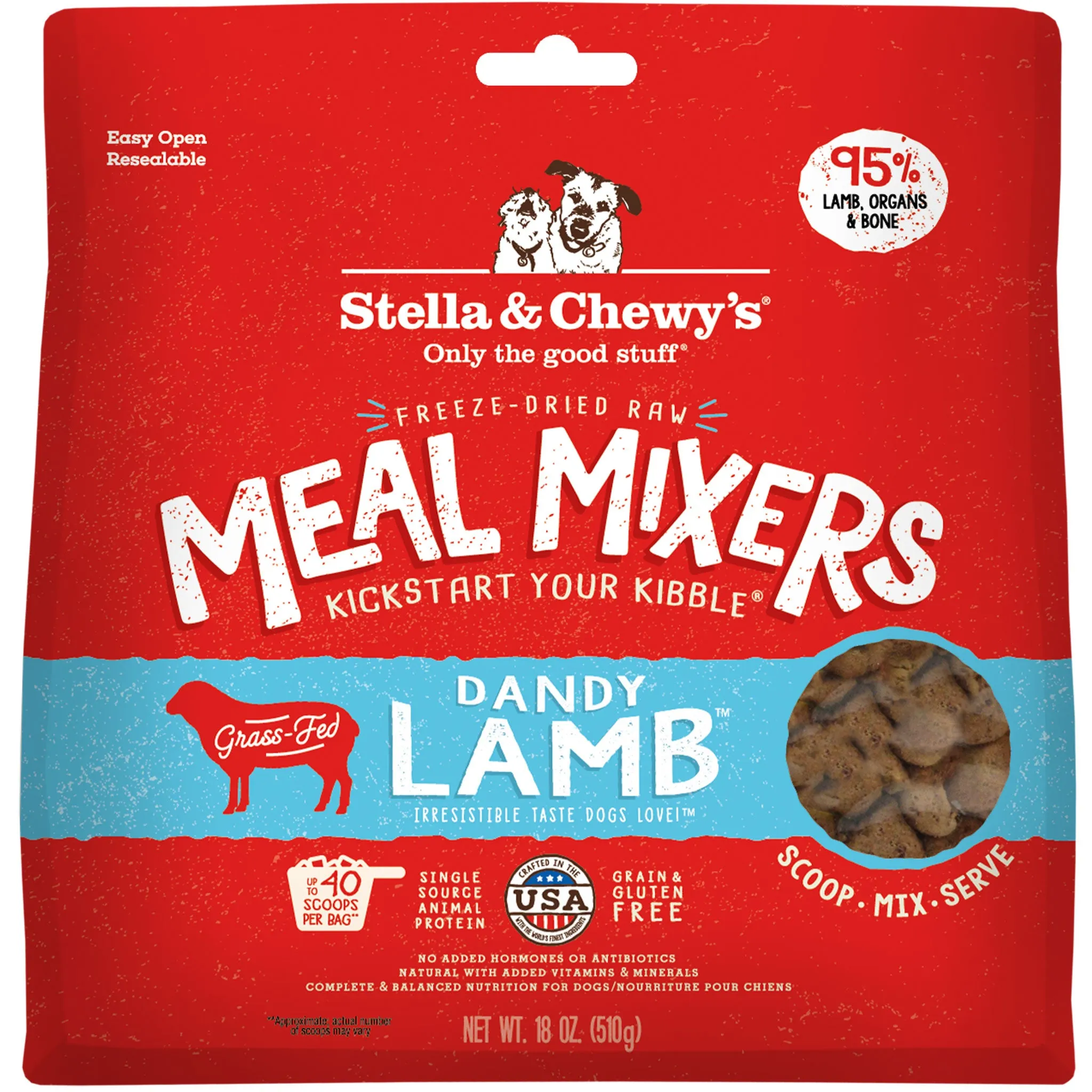 Stella & Chewy's Meal Mixers Lamb Dog Food