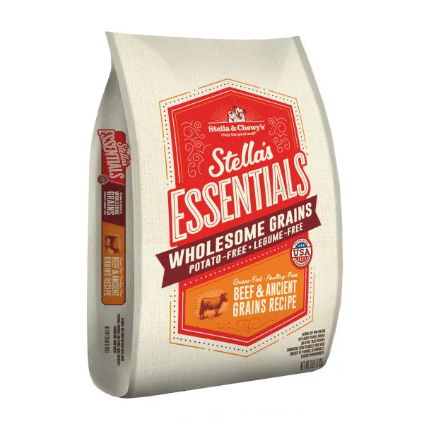 Stella & Chewy's Stella's Essentials Kibble Grass Fed Beef & Wholesome Grains Recipe Dry Dog Food