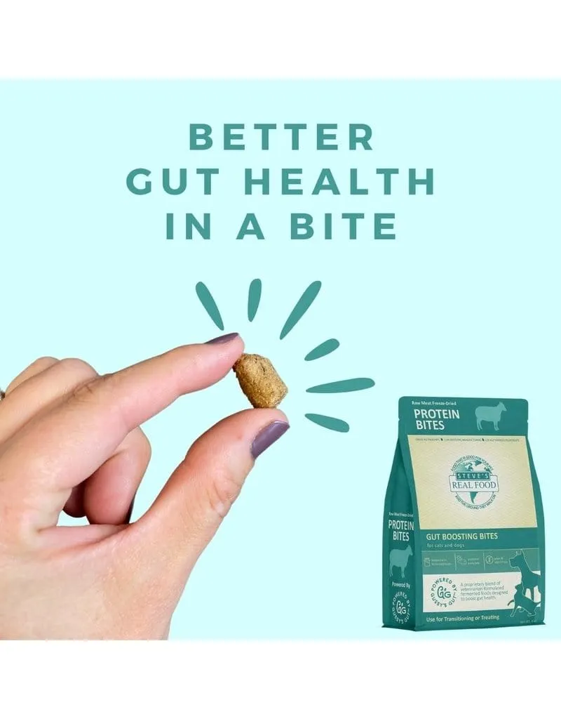 Steve's Real Food Lamb Protein Bites for Cats and Dogs
