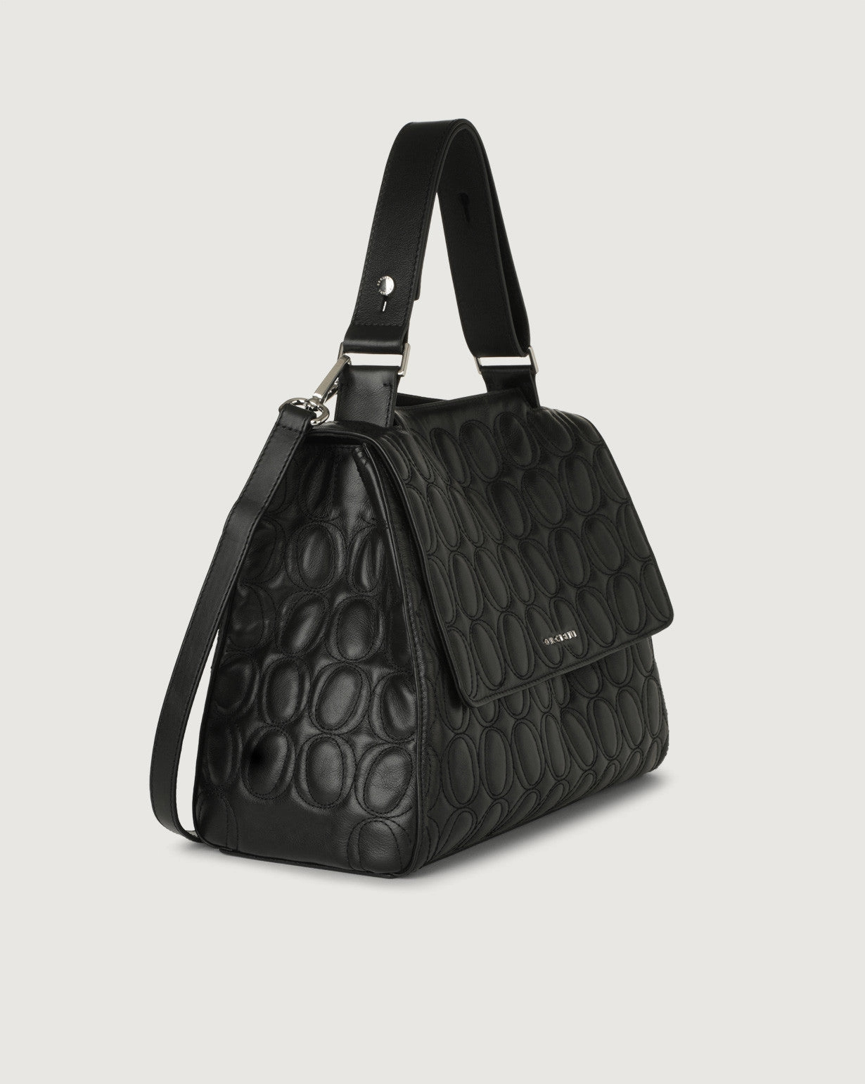 Sveva Small Monogram Small Handbag - Black