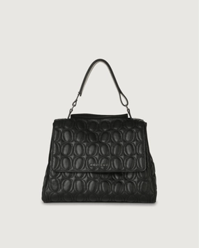 Sveva Small Monogram Small Handbag - Black