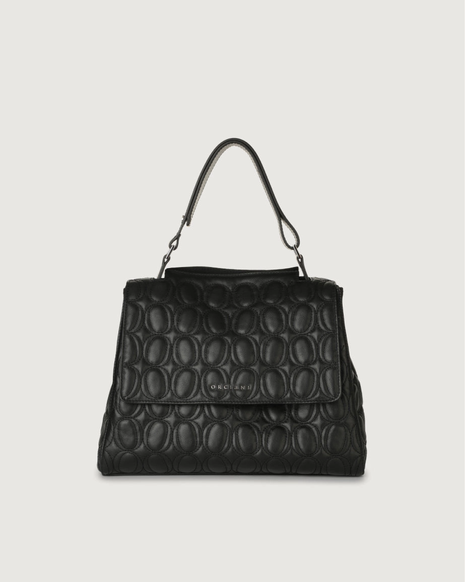 Sveva Small Monogram Small Handbag - Black
