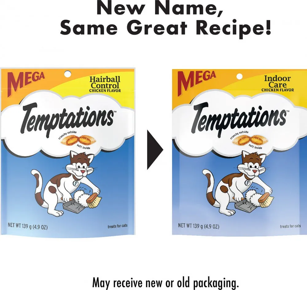Temptations Hairball Control Crunchy & Soft Chicken Flavor Cat Treats