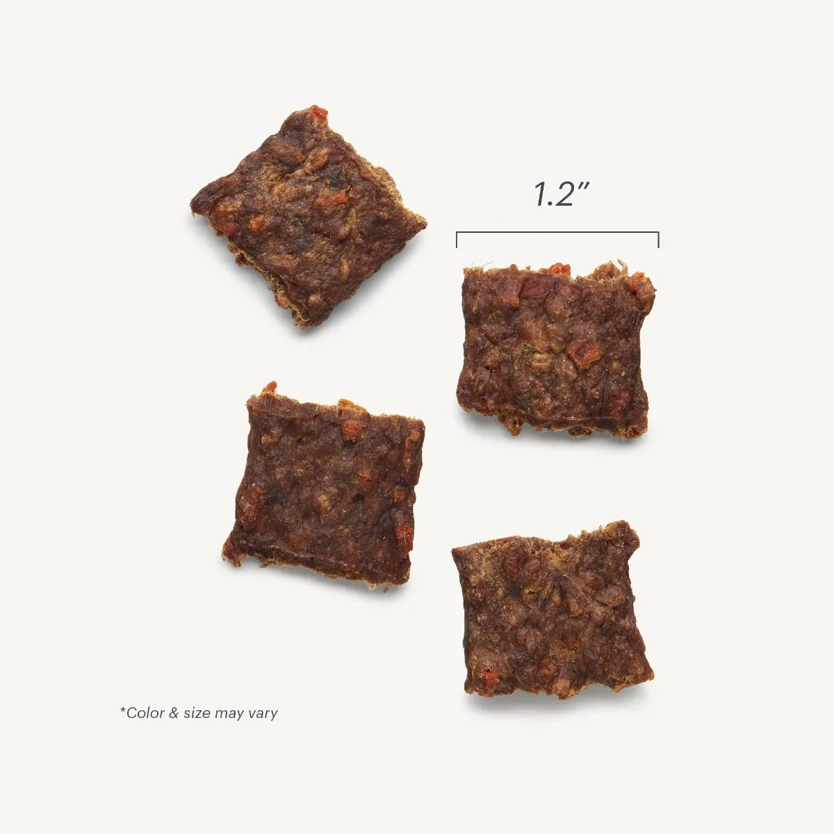 The Honest Kitchen  Beef Recipe With Carrots & Apples Jerky Harvest Mini Bars For Dogs