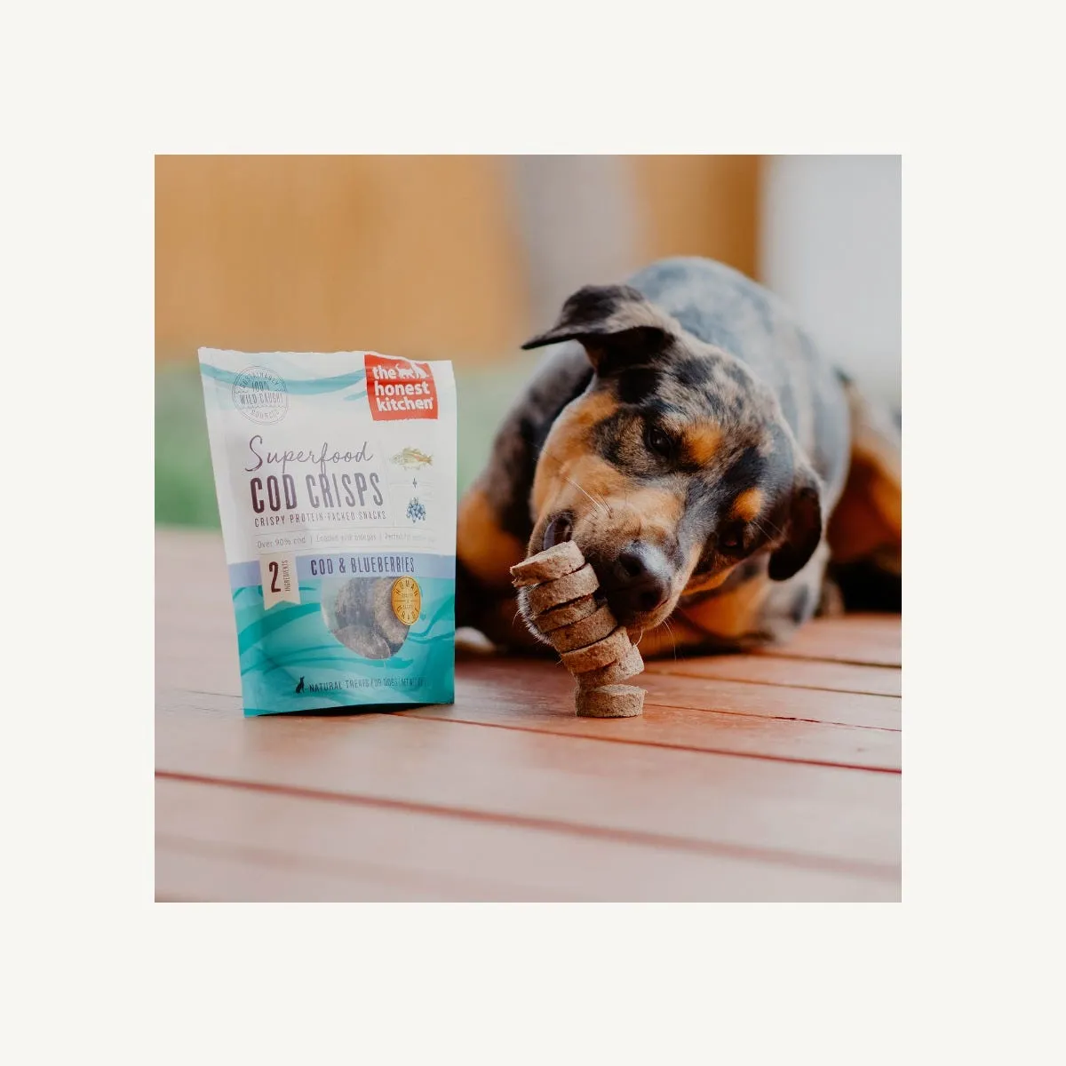 The Honest Kitchen Cod & Blueberry Superfood Cod Crisps For Dogs
