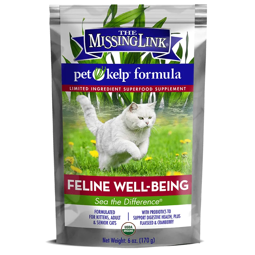The Missing Link Pet Kelp Feline Well-Being Supplement for Cats