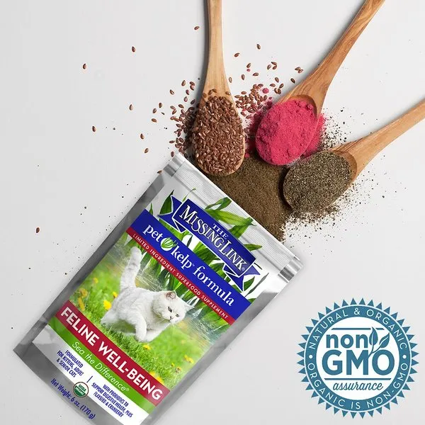 The Missing Link Pet Kelp Feline Well-Being Supplement for Cats