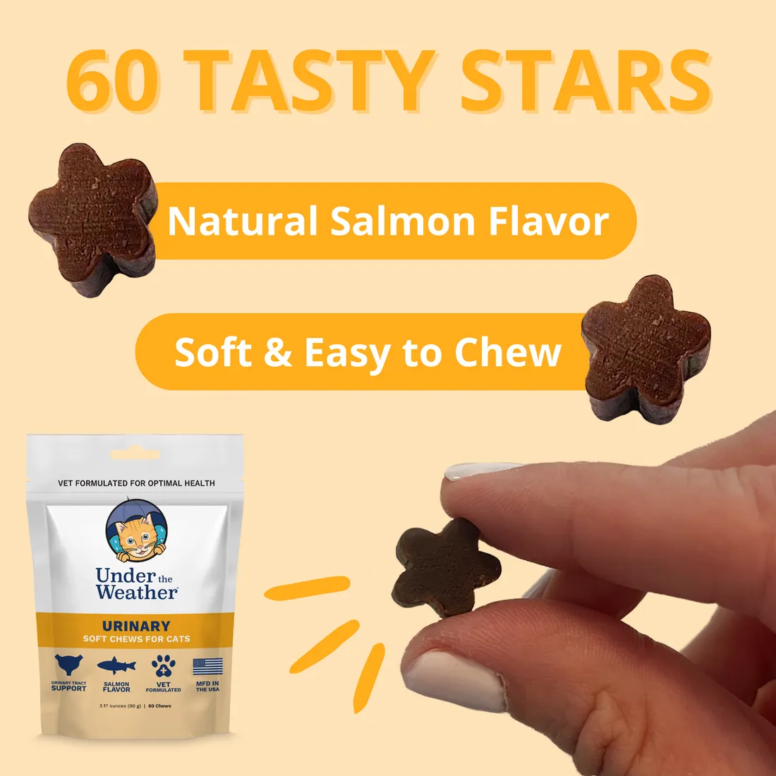 Under the Weather Urinary Support Soft Chews Supplement for Cats