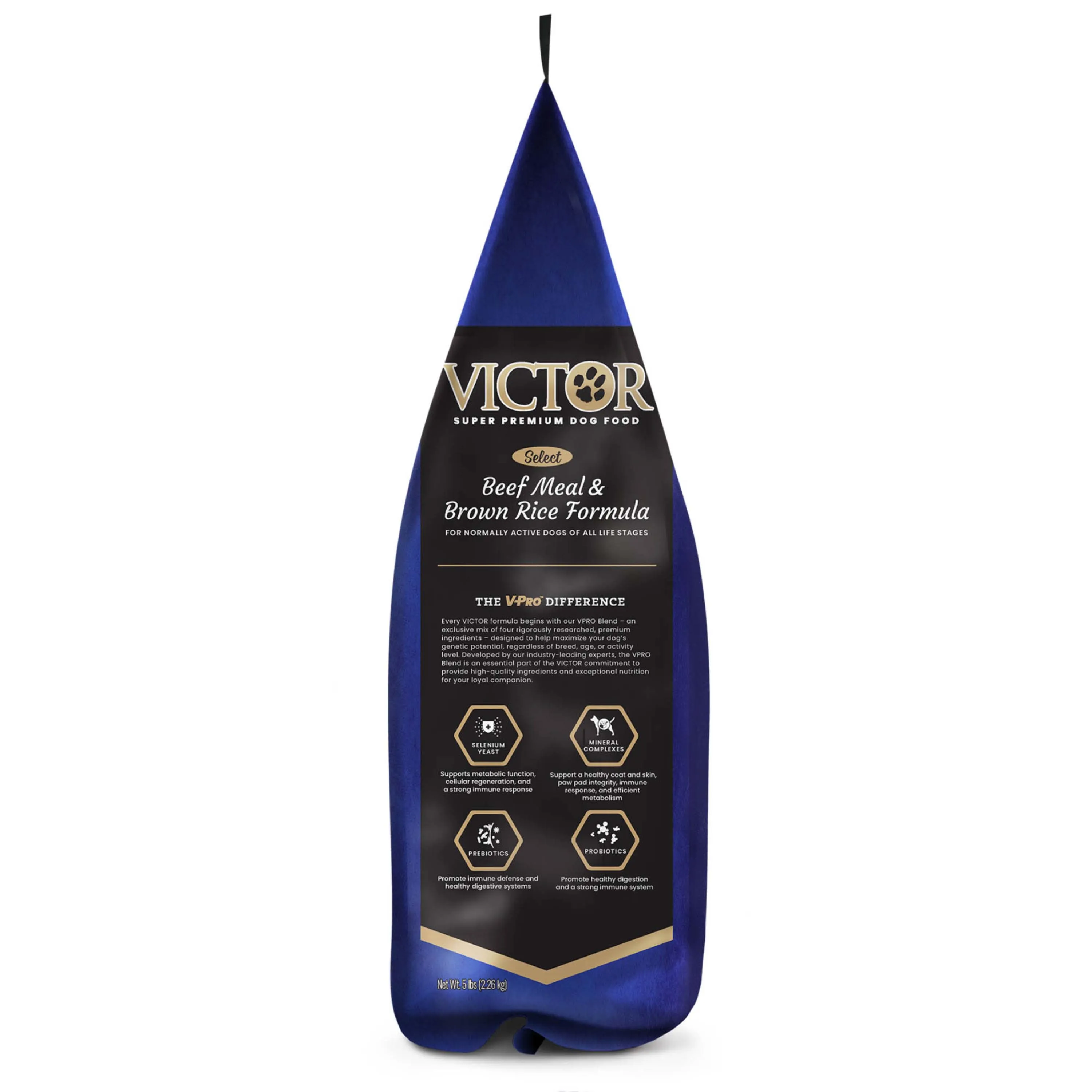 Victor Beef Meal & Rice Dry Dog Food, 5lb